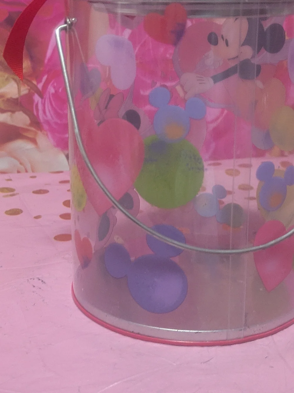 Disney Minnie Mouse Pink Party Treat Pail
